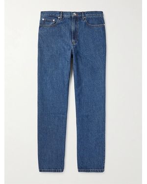 A.P.C. Martin Straight-Leg Organic Jeans - Blue