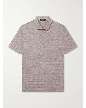 Loro Piana Linen Polo Shirt - Grey