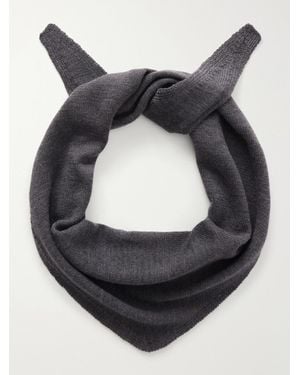 De Bonne Facture Arrow Wool Scarf - Grey