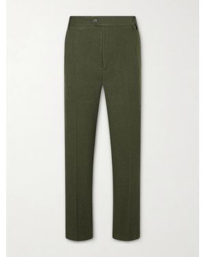 The Elder Statesman Tapered Wool - Green