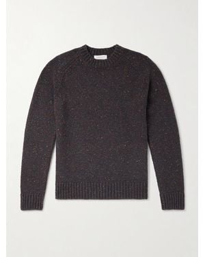 Gabriela Hearst Daniel Flecked Cashmere Sweater - Blue