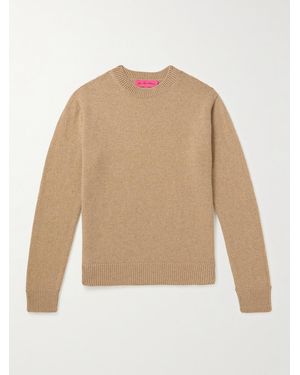 The Elder Statesman Cashmere Jumper - Natural