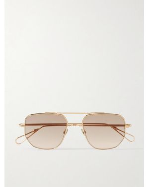 Ahlem Campbell Addy 19 Aviator-Style-Tone Sunglasses - Natural