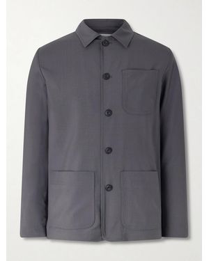 Altea Constantin Virgin Wool Overshirt - Grey