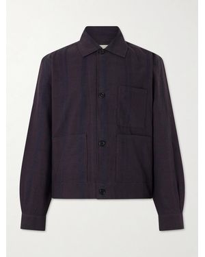 Kardo Bodhi Cotton-Jacquard Jacket - Blau