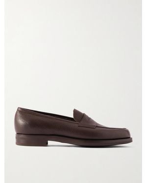 Edward Green Pimlico Full-Grain Leather Penny Loafers - Brown