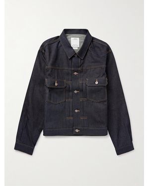 Visvim Social Sculpture 101 Raw Denim Jacket - Blue