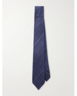Drake's 7Cm Silk Tie - Blue