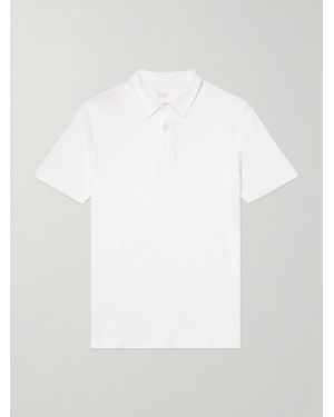 Hartford Cotton-Jersey Polo Shirt - White