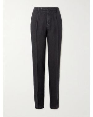 Massimo Alba Pantaloni A Gamba Dritta - Blu