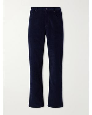 A.P.C. Fairfax Straight-Leg Corduroy Jeans - Blue