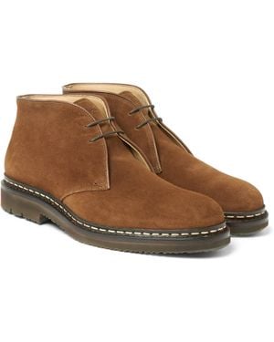 Heschung Genet Suede Chukka Boots - Brown