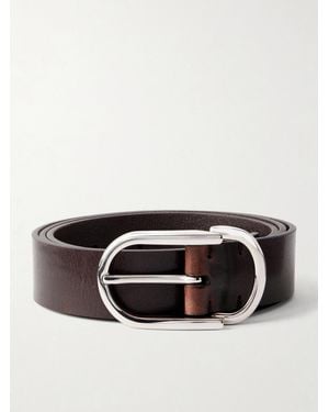 Brunello Cucinelli 3Cm Leather Belt - Brown
