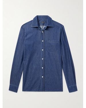Rubinacci Denim Shirt - Blu