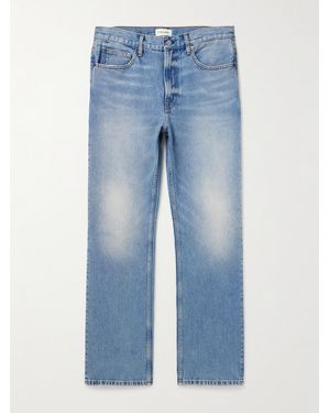 FRAME The Boxy gerade geschnittene Jeans - Blau