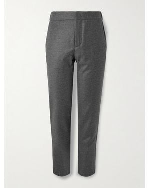 Loro Piana Leisure City Slim-Fit Virgin Wool And Cashmere-Blend Trousers - Grey