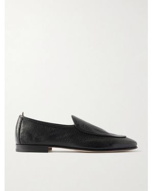 Officine Creative Oliver 006 Deerskin Loafers - Black