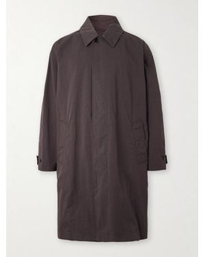 Lemaire Car Coat Oversize - Grigio