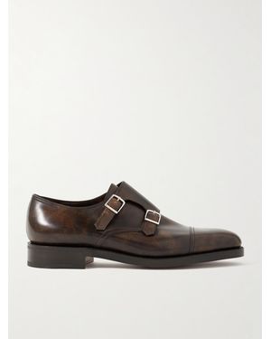 John Lobb William Schuhe aus Leder mit Monkstrap - Braun
