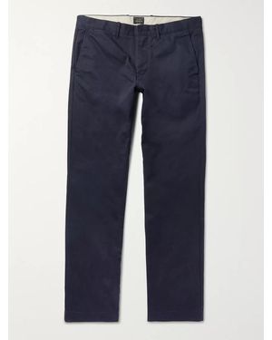 J.Crew 770 Broken-in Slim-fit Cotton-twill Chinos - Blue