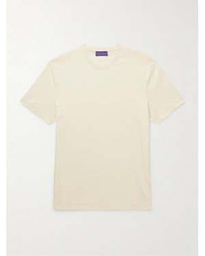 Ralph Lauren Slim-Fit Cotton-Interlock T-Shirt - Natural
