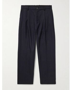 Studio Nicholson Aaron Levien Pantaloni A Gamba Dritta - Blu