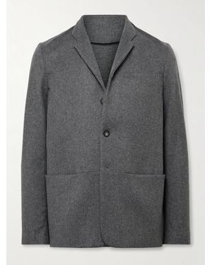 Sease Ellen 2.0 Unstructured Wish Virgin Wool And Cashmere-Blend Felt Blazer - Grey