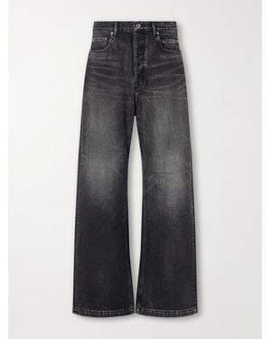 Rick Owens Strobe Wide-Leg Jeans - Grey