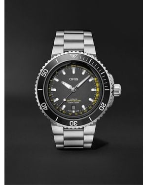 Oris Aquis Depth Gauge Automatic 45.8Mm Stainless Steel Watch, Ref. No. 01 733 7755 4154-Set Mb - Black