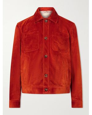 Valentino Garavani Suede Jacket - Red
