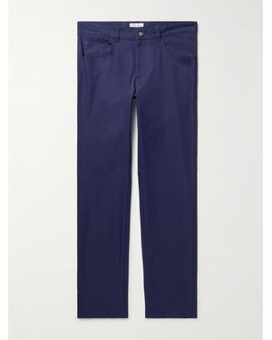 Peter Millar Eb66 Straight-Leg Tech-Twill Golf Trousers - Blue