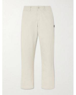 Neighborhood Straight-Leg Cotton Chinos - Natural