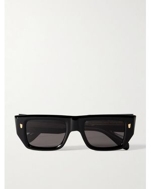 Cutler and Gross 1413 D-Frame Acetate Sunglasses - Black