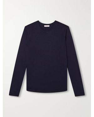 Orlebar Brown Ob-t Wool-jersey T-shirt - Blue
