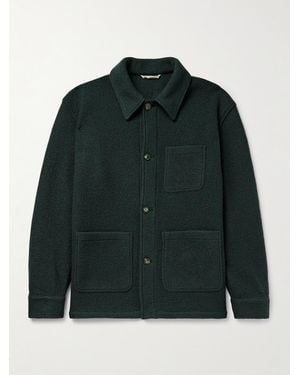 De Bonne Facture Boiled-Wool Jacket - Green