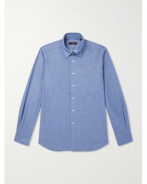 Slowear Cotton-Twill Shirt - Blue