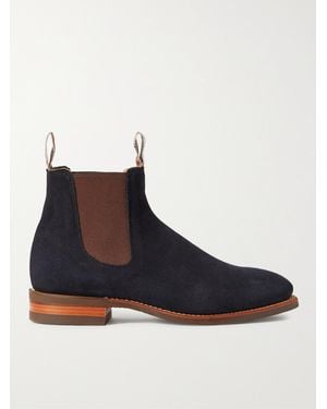 R.M.Williams Comfort Craftsman Suede Chelsea Boots - Blue