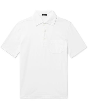 Rubinacci Cotton-Piqué Polo Shirt - White