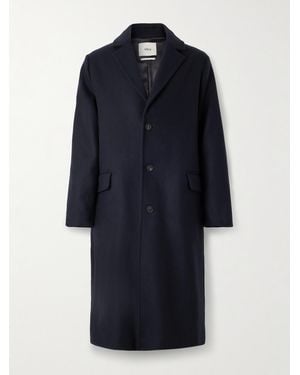 Altea Coleman Wool-blend Twill Coat - Blue