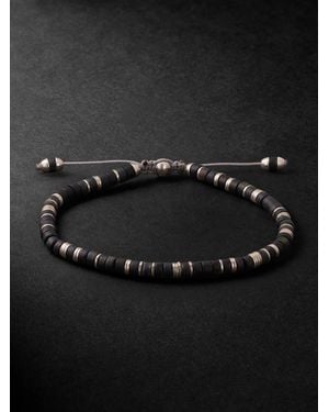 MAOR Tucson Sterling Tiger's Eye Beaded Bracelet - Black