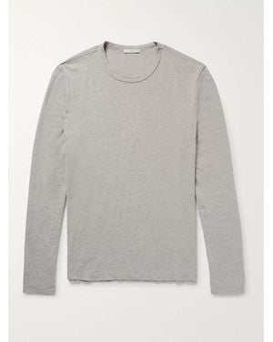 James Perse Combed Cotton-Jersey T-Shirt - Grey