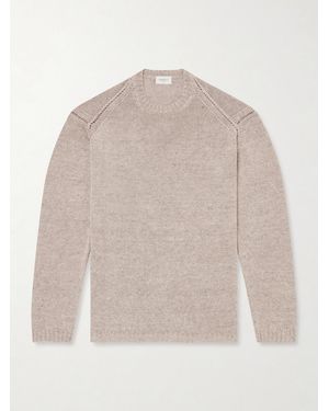 Piacenza 1733 Cotton And Linen-blend Jumper - Natural
