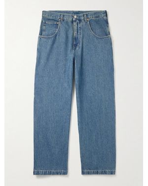 Vetements Hip-Hop Straight-Leg Jeans - Blue