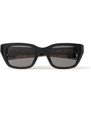 Bottega Veneta Ribbon Square-frame Acetate Sunglasses - Black