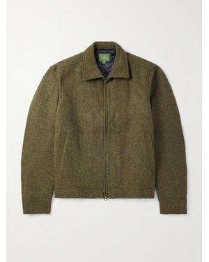 Sid Mashburn Scrambler Harris Wool-tweed Jacket - Green