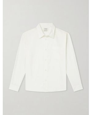 FRAME Lyocell, Linen And Cotton-Blend Shirt - White