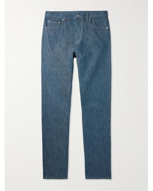 Loro Piana Kamen Slim-Fit Straight-Leg Denim Trousers - Blue