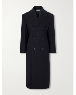Jacquemus Le Manteau Tailleur Double-Breasted Wool-Blend Coat - Blue