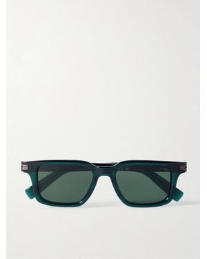 ZEGNA D-frame Acetate Sunglasses - Green