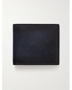 Berluti Makore Scritto Venezia Softy Leather Wallet - Blue